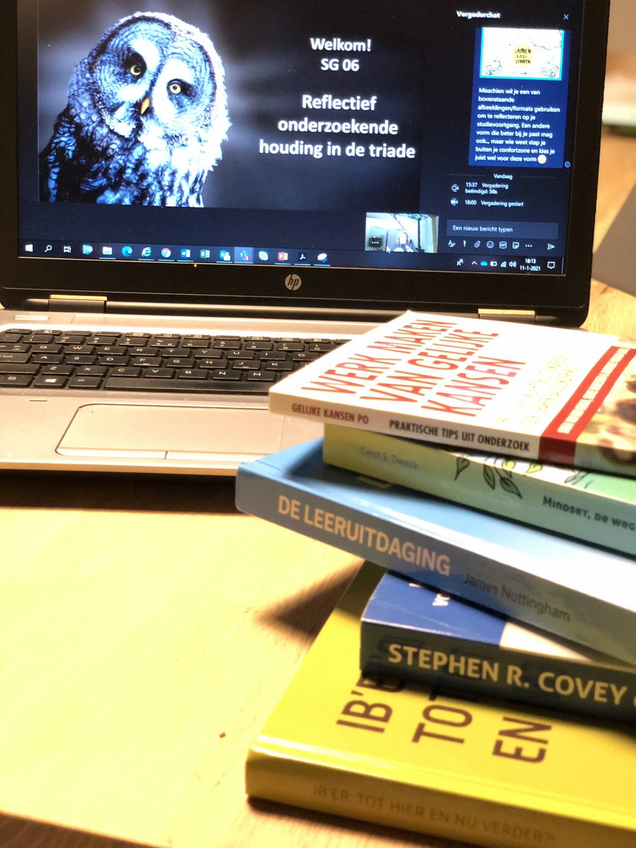 EmilieGroot's tweet photo. En we zijn weer online vanavond @FontysOSO
#studiegroep
#nachtuiltjes
#studievoortgang #reflectiefonderzoekendehouding #masterEN https://t.co/Uwqq0i8Ucd