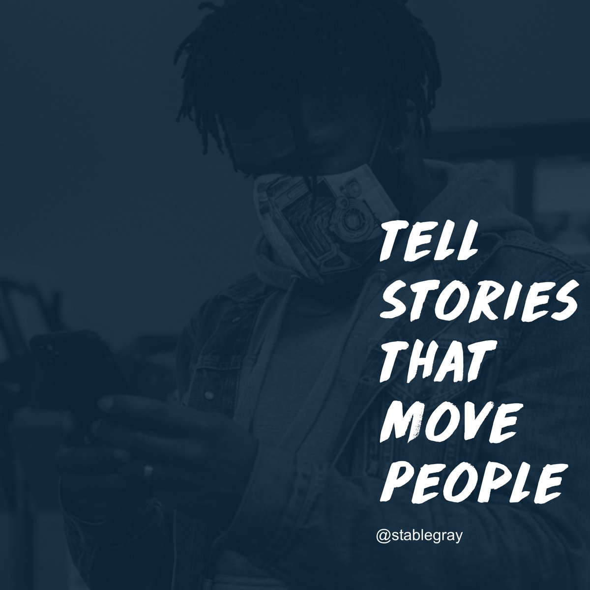 Tell stories that move people!

#Mondaymomentum #storytelling #Branding