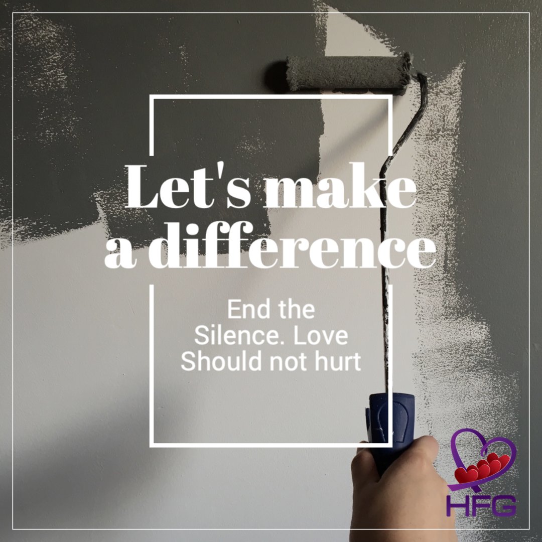 Let's make a difference. End the silence. Love should not hurt. #hfgfamilies #domesticabuse #childabuse #violence #love #hurt #endthesilence #silence #loveshouldnothurt #survivor #movingforward #resilient