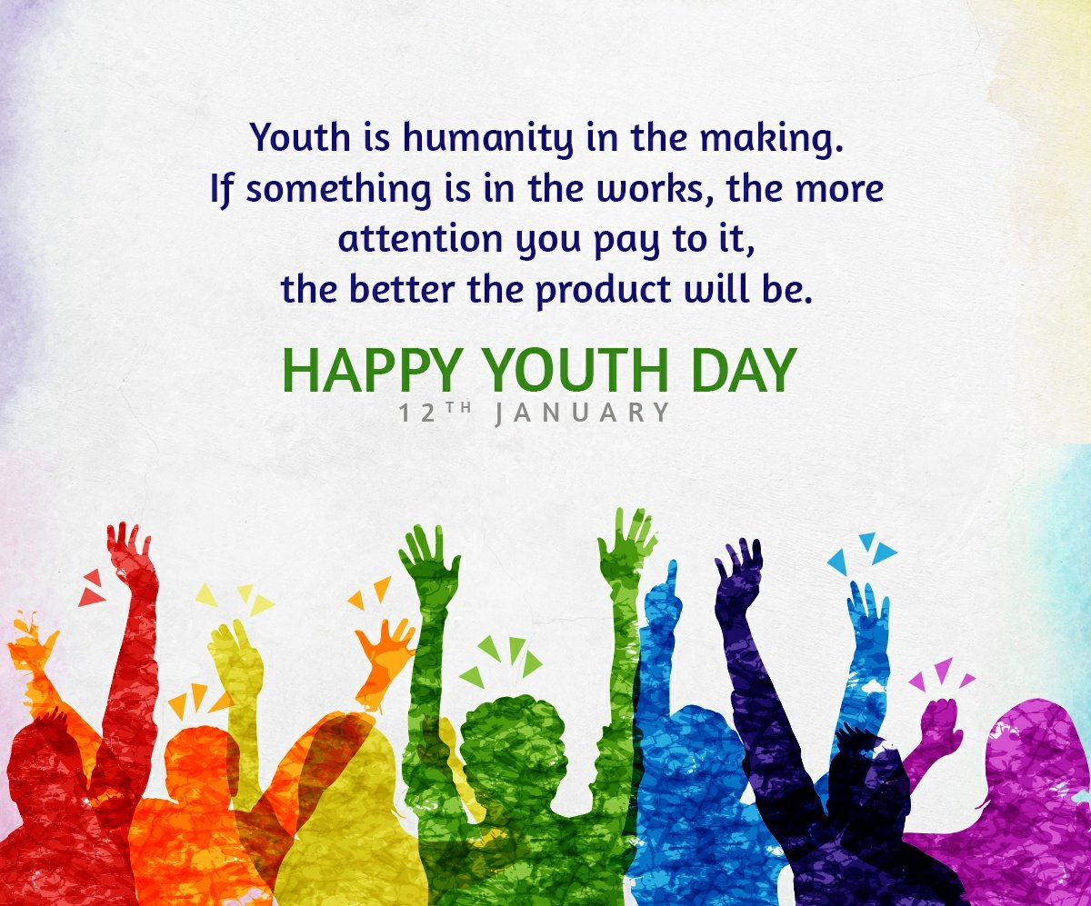 “Take #Risks in your #Life,
 If you #Win, you can #Lead!
 If you #Lose, you can #Guide.
#Wish you all a #HappyNationalYouthDay.”
#SwamiVivekananda
#youthday #स्वामी_विवेकानंद  #spirituality #ramakrishnaparamahamsa