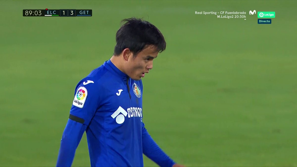 Another Kubo assist denied because of a howler smh #ElcheGetafe