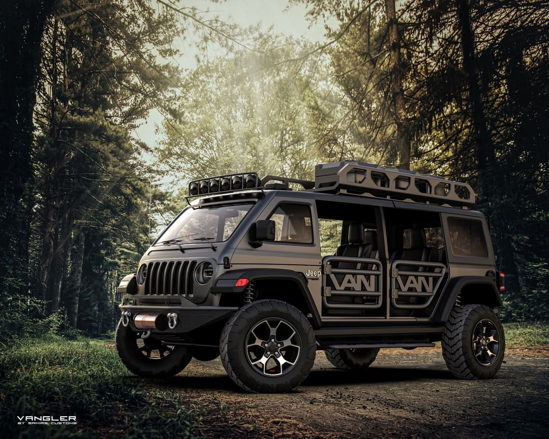 Flotillera's tweet photo. La van de @JeepMx que nunca existirá 😍
El diseñador Samir Sadikhov ha imaginado en Instagram cómo sería la van de la marca americana. 😎
La ha llamado #Vangler y le ha dado el equipamiento todo terreno de #Jeep 😯👌 https://t.co/NXmkpWdCe3