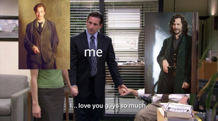 marauders_lover's tweet photo. my emotional support characters https://t.co/vtouHwnFRe