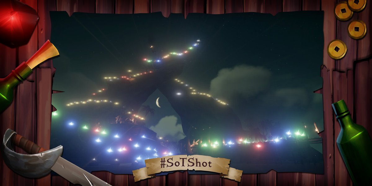 @IsmaBajista has decked an outpost in all manner of loot, including gems and chests, to create a scene celebrating the fun found on the seas.