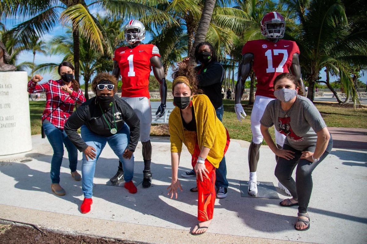 EducationSC's tweet photo. Tonight, Chanda Jefferson, the 2020 S.C. Teacher of the Year, will be honored on the field during pregame of the @CFBPlayoff final between @AlabamaFTBL &amp; @OhioStateFB! 

Thank you Chanda for representing South Carolina! https://t.co/lrzB3Kji4X