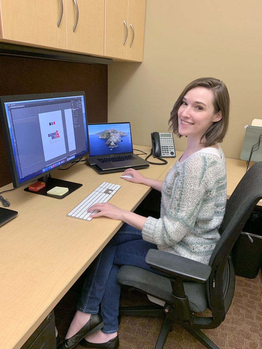 BaldwinShell's tweet photo. On Mondays you meet us! Today's #MeetUsMonday has a smile as bright as her future. Please join us in welcoming our new Marketing &amp; Graphic Design Assistant, Jessica Simmons! 
 
#BuildingRelationships #BuildingOurTeam #Marketing #GraphicDesign #Careers #BaldwinAndShell https://t.co/gFgvzHvTZr