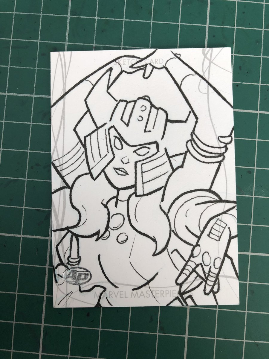 Pjhill81's tweet photo. Itβs #mutantmonday so here is a recent commission of Spiral on a Marvel Masterpieces Sketch Card.
.
#spiral #xmen #mutant #sketchcard #tradingcard #commission #upperdeck #marvelmasterpieces #marvelccomics #artistontwittter https://t.co/BZKM4y8YAZ