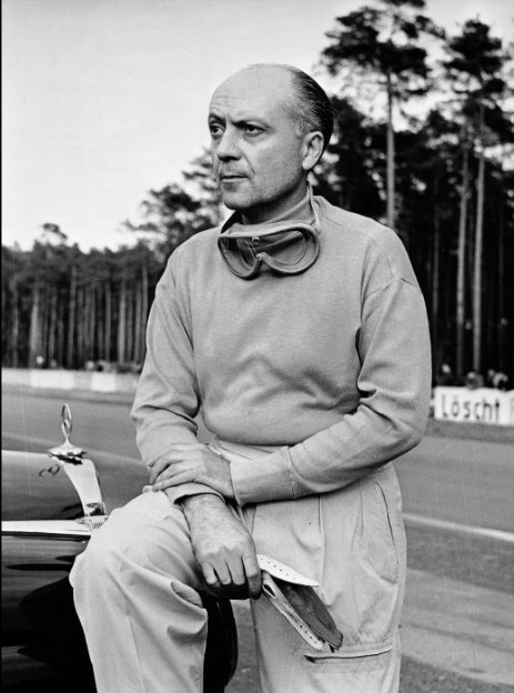 A tragedy developed on lap 23. In anticipation of the Le Mans catastrophe of 1955, Levegh  (pic) skidded with his Maserati on the long straight at full speed into the spectator seats. Between two to four people were killed in the accident and sixteen others injured. RIP .
