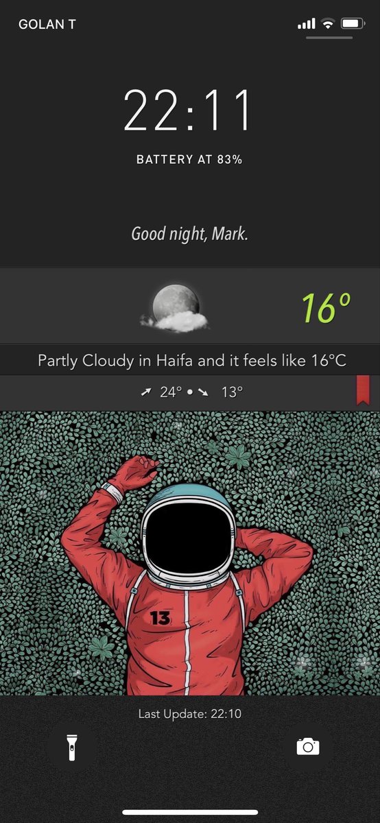 Mark_Tiberg's tweet photo. Todayโs LS setup
Layer by @kleinmone
Wallpaper by @kleinmone
#realweatherV3 by @thewaytozion https://t.co/zVWuSJzl4k