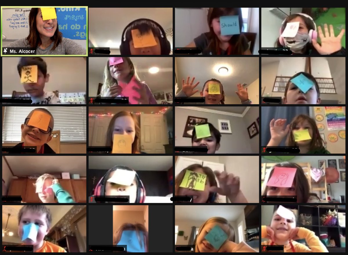 Students wrote sight words on post-its and stuck them around their learning spaces. They will read the sight words anytime they pass by the post-it. Some may or may not have ended up on our faces. <a href="/pennpanthers/">Penngrove Elementary</a> #pennpanthers #petk12