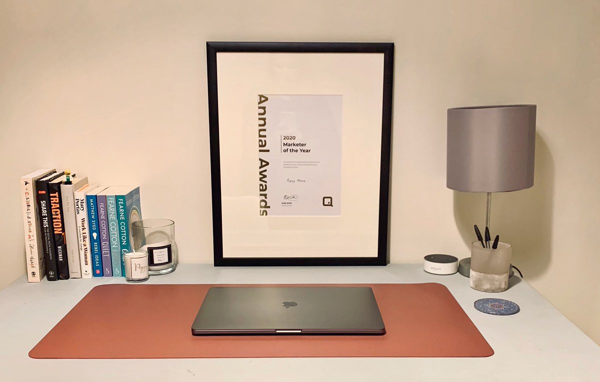 PoppyKLC's tweet image. Still in shock to have been crowned Marketer of The Year! 

Thank you @StrategiQ for your continued support over the last 12 months. 2020 has been a challenge but I’m so grateful that I get to work with a talented group of individuals. Here’s to 2021! 🥂