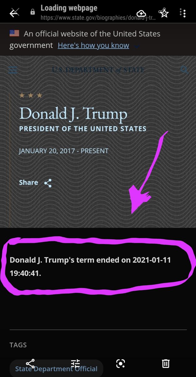 julieminialoff's tweet photo. Works for me!! 😉
#trumpresignation #ByeDon https://t.co/XLzinqlCQw