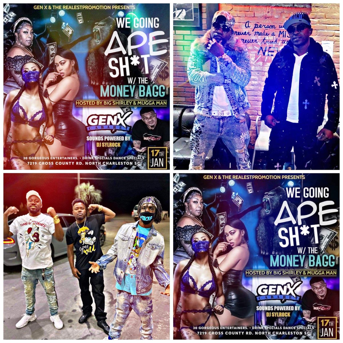 DeazyFrasier's tweet image. StackBoiz Performing Live Jan 17th @Genx At Da @FredoBang After party #pullup #TBG #StackFam #StackBoiz #gorrillagang #longlivegee #InDaNameOfGee #charlestonsc #batonrouge #performinglive