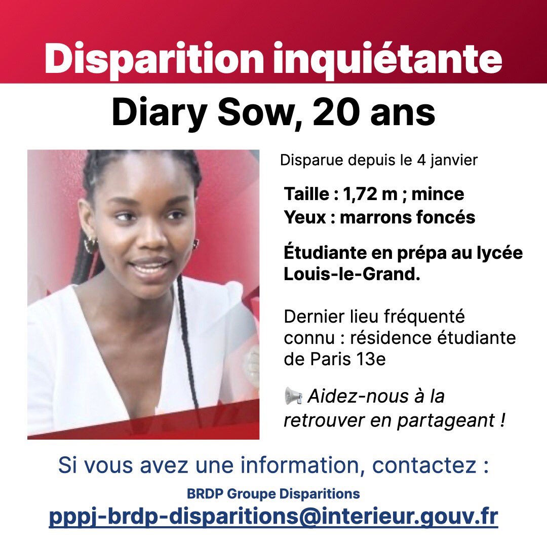 gillesverdez's tweet photo. Mobilisons-nous pour retrouver #DiarySow !!!!!!! https://t.co/ic9WdBb57D