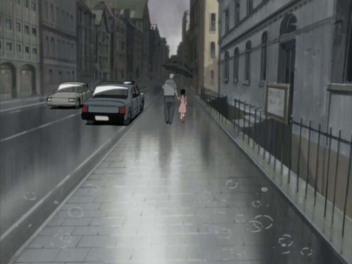 Episode 9-The Girl and the Seasoned SoldierIn this episode we’re able to see the intensity of Tenma’s motivation. The music in this episode added a lot to the tone of it feeling lighter than the previous episodes. The bird scene is able to show us Tenma’s large amount of-