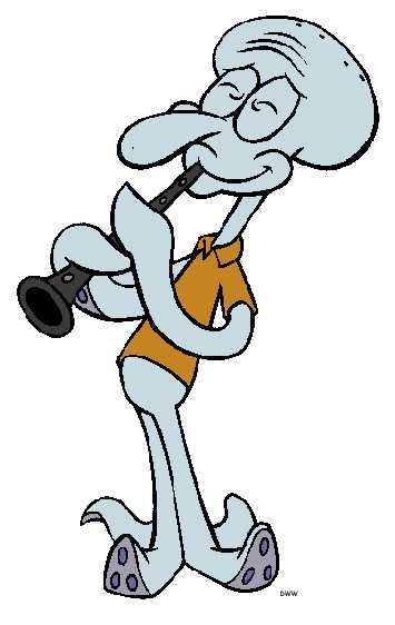 my collection of this single squidward illustration (a thread)