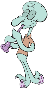 my collection of this single squidward illustration (a thread)