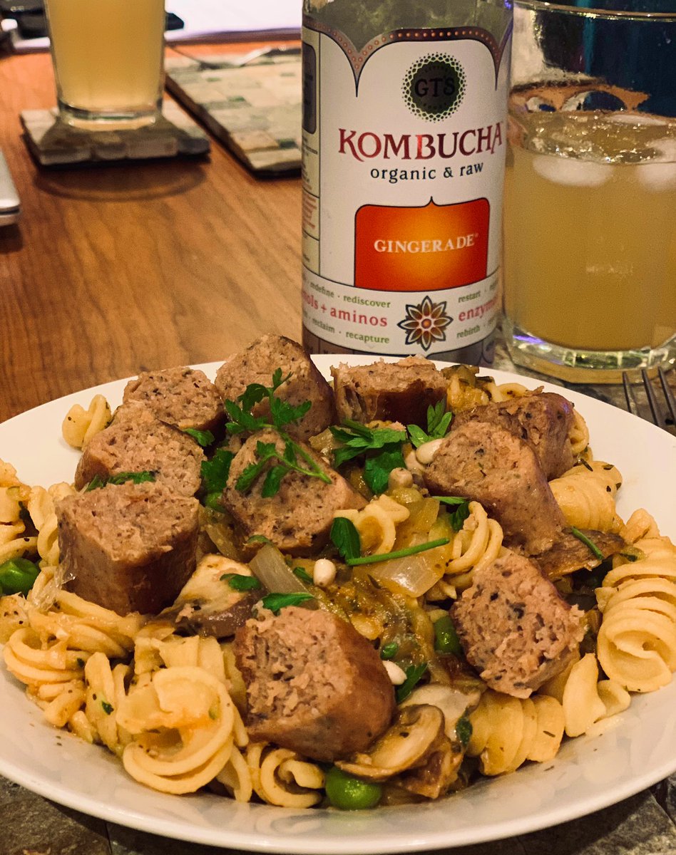 Ryan Dixon (he/him) (@ryanjohndixon) on Twitter photo Another yummy meal with the leftover veg in the fridge and <a href="/MeatlessFarm/">Meatless Farm</a> sausages, <a href="/UgoThrive/">Ugo Thrive</a> pasta and @GTsKombucha #makeitmeatless ❤️ Another yummy meal with the leftover veg in the fridge and <a href="/MeatlessFarm/">Meatless Farm</a> sausages, <a href="/UgoThrive/">Ugo Thrive</a> pasta and @GTsKombucha #makeitmeatless ❤️