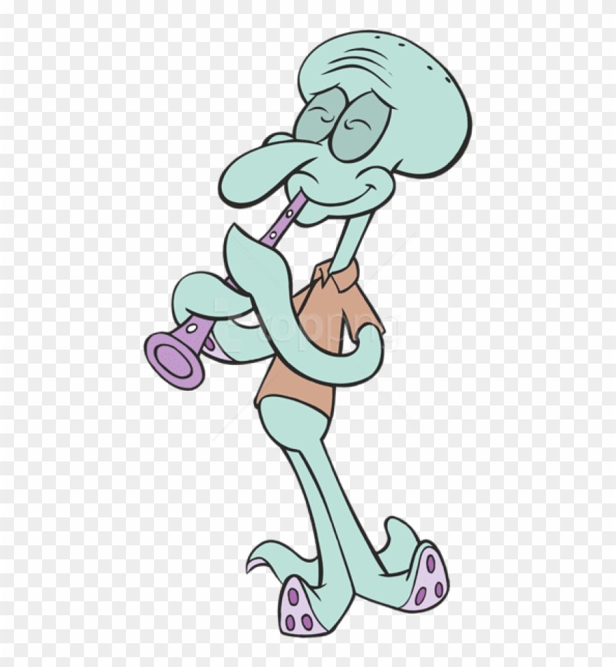 my collection of this single squidward illustration (a thread)
