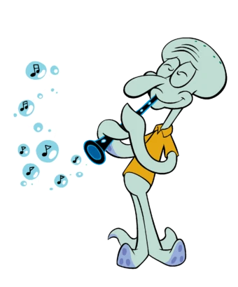 my collection of this single squidward illustration (a thread)