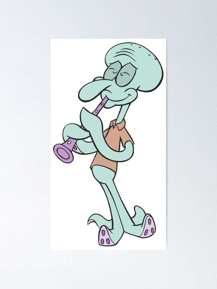 my collection of this single squidward illustration (a thread)