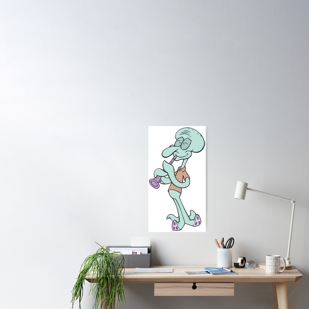 my collection of this single squidward illustration (a thread)