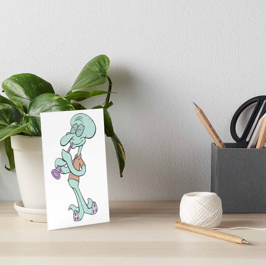 my collection of this single squidward illustration (a thread)