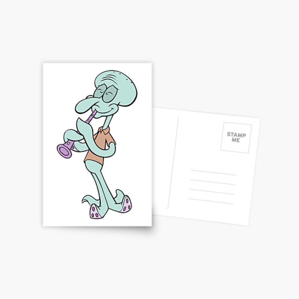 my collection of this single squidward illustration (a thread)