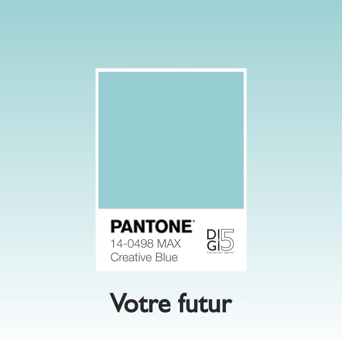 5Digi's tweet photo. Et maintenant, le Pantone de votre futur, creative blue by Digi 5 agency 🎨🖌

#DigitalBattle #EFAP #ICART #Bordeaux https://t.co/KOnRfXOZBl