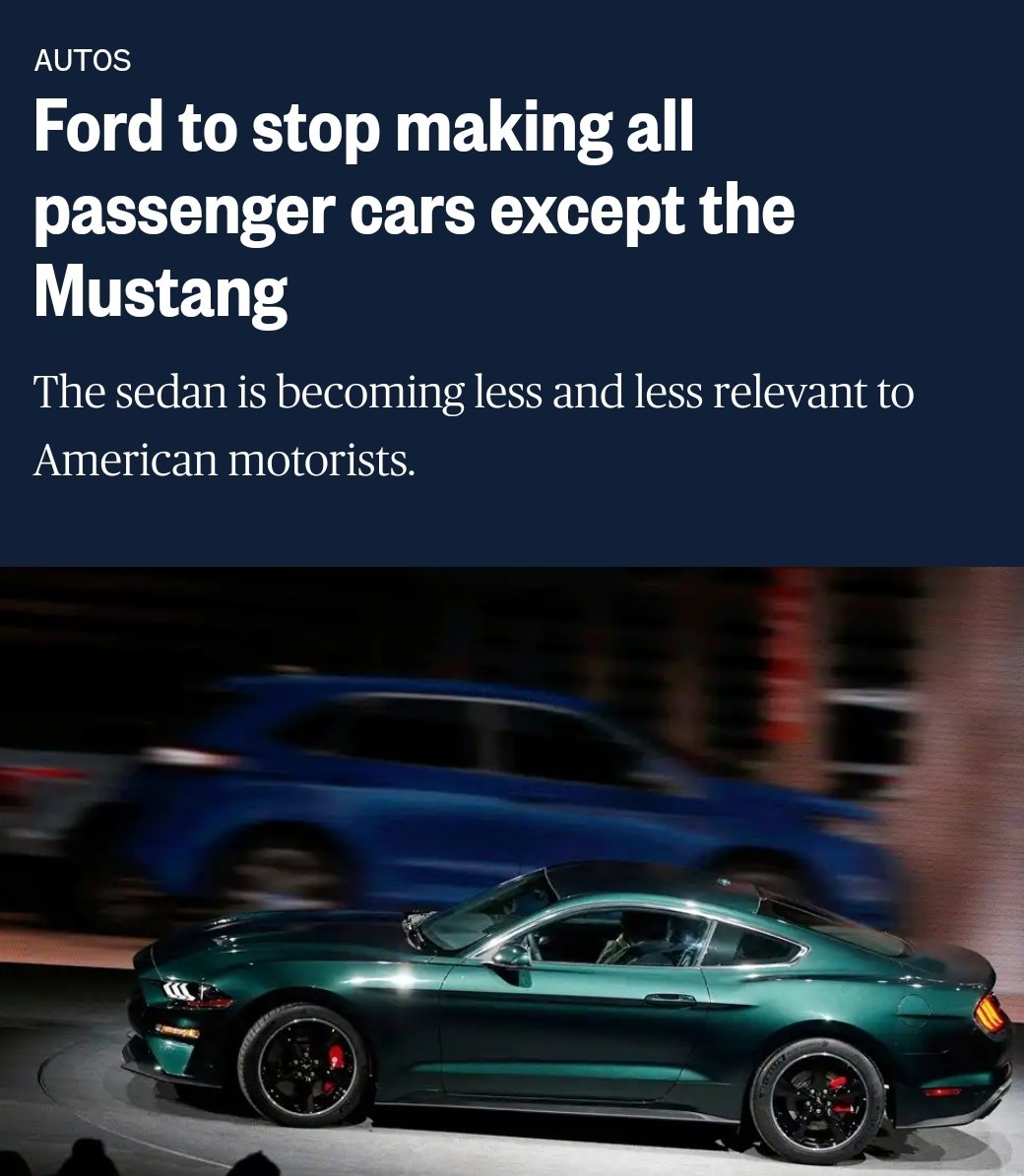 NÃO É NO BRASIL! A decisão da Ford, tomada há dois anos, foi parar de produzir carros de passageiros no MUNDO!!!! Eles NÃO ganham dinheiro com Ka, Fiesta, Focus, etc. Desistiram de competir com asiáticos e europeus. A Ford vai produzir apenas caminhonetes e o Mustang. NO MUNDO!!!