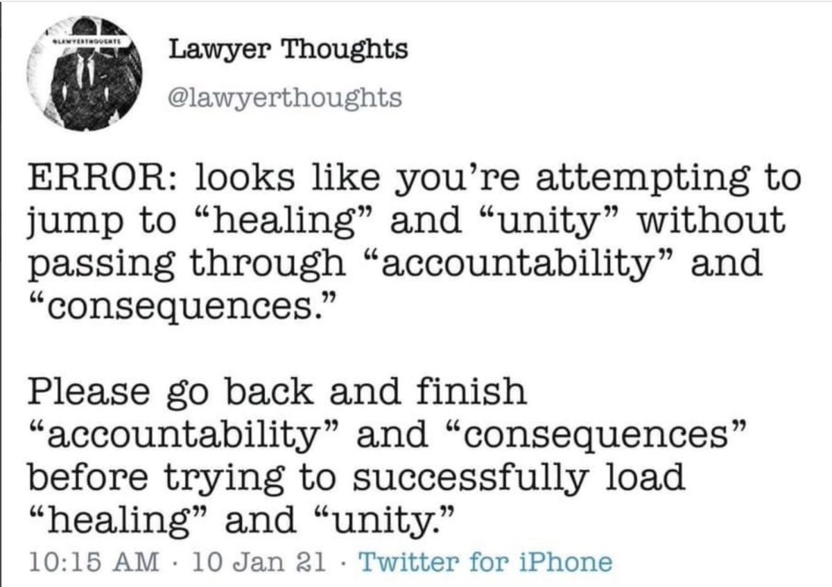 Mooney4me's tweet photo. @maddow Justice First
Unity Later https://t.co/OdMFWjDihW