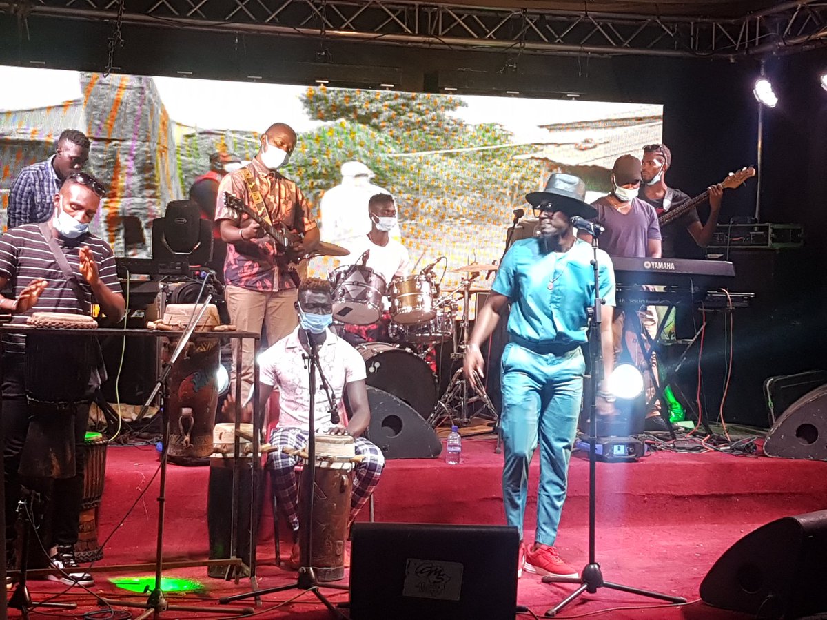 GambiaRedCross's tweet photo. @iambarhama on stage now at the #GRCSVirtualConcert. We sincerely want to say, THANK YOU to all frontline workers. To our #volunteers, you are our heartbeats.
Event proudly sponsored by @IFRCAfrica. https://t.co/LoAyTPOqGD