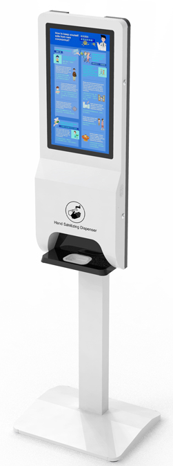 Helping #Ontario customers get #backtowork safely with an Auto Dispensing Hand Sanitizer with a #Digital Signage Display. 
Only $1599 including wallmount or stand mount.
Get yours now. 

interactivestore.ca 
#signage