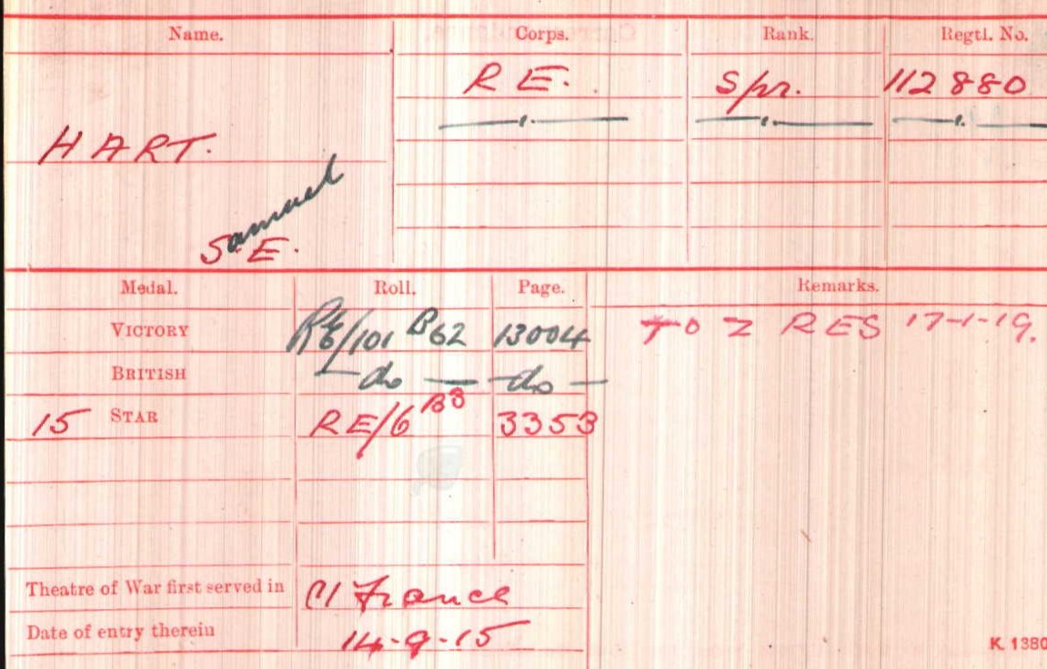 2. So a search on the usual suspect genealogy site  @AncestryUK shows that only a Medal Index Card & Medal Rolls exists.....