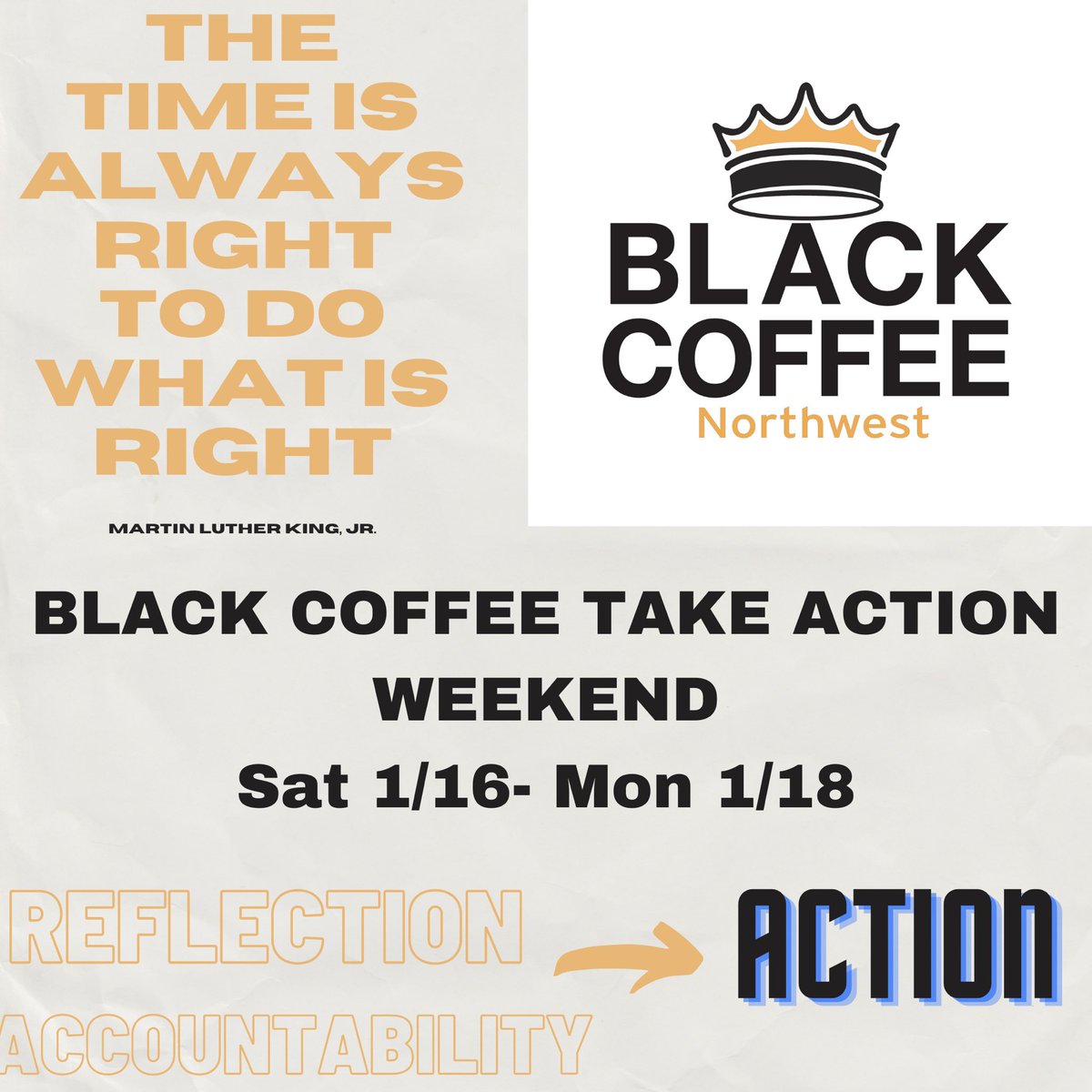 DarneshaBowman's tweet photo. Details will be announced tomorrow 1/12/2021. SAVE THE DATES because #takeaction weekend is going to be community changing. #rebuilding #restructuring #blacklivesmatter #MLK2021 #theresworktodo #undoing #unlearning #blackliberation https://t.co/DV0OFWnDf6