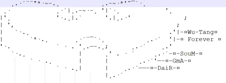 meesterbob's tweet photo. @jaivirdi Dust off those chatroom ASCII art macros too. https://t.co/Td3cez45or