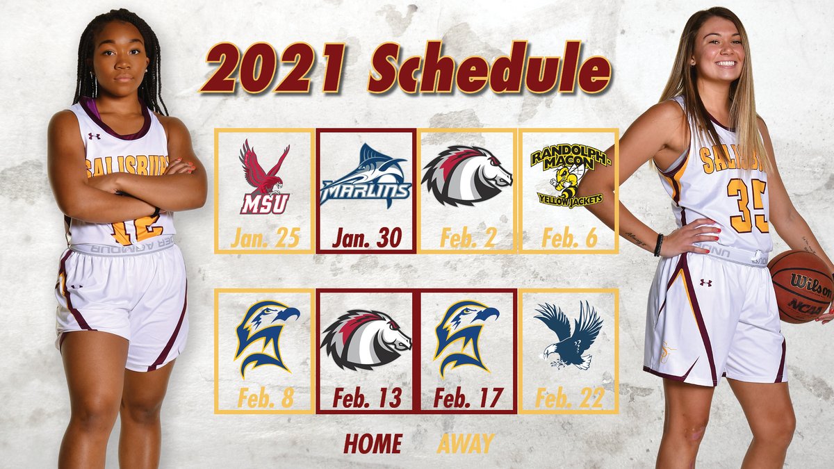 SUSeaGulls's tweet photo. .@SalisburyWBB announces its 2021 slate. The team will play eight games during the shortened season, including three games at Maggs.

#GoGulls #d3hoops 

LEARN MORE >>> https://t.co/RWPX9EEfWD https://t.co/USOKkcN72O