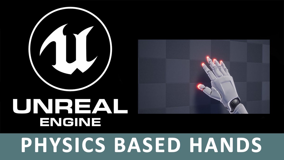 JackRumboll's tweet image. Getting Started in VR | Physics-Based Hands | Unreal Engine
youtu.be/L0nSNMwgc5Q
#UE4 #UnrealEngine #gamedev #indieddev #epicgames #tutorial #VR #VirtualReality