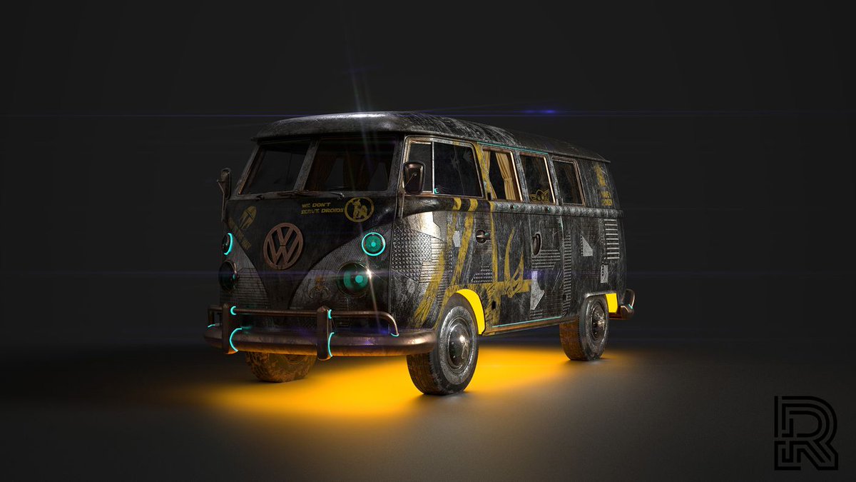 TheRookiesCO's tweet image. Kombi Challenge: WIP - Mando's Van by Giacomo Allegri from Big Rock School of Magic Technologies - therookies.co/entries/8856

#SubstancePainter #madewithsubstance #createwithsubstance #substancedesigner #alchemist