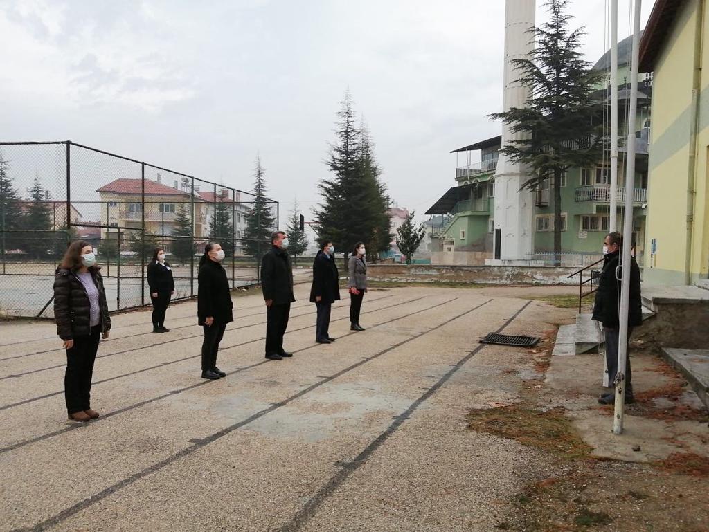 Saat 10.00'da biz de coşkuyla İstiklal Marşımızı okuduk. #İstiklalMarşı