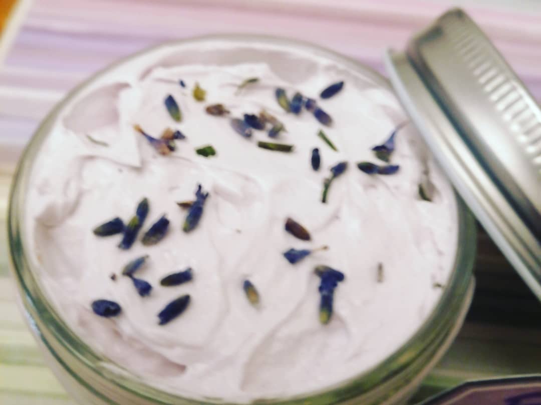 CraftivityStre1's tweet photo. Luxuriously smooth and nourishing lavender body butter with all-natural ingredients is precisely what your skin needs in this weather!

Ingredients: unrefined, organic shea butter, cold-pressed extra virgin coconut oil, vitamin E oil, Lavender essential oil and sweet almond oil. https://t.co/MfBj5brIlm