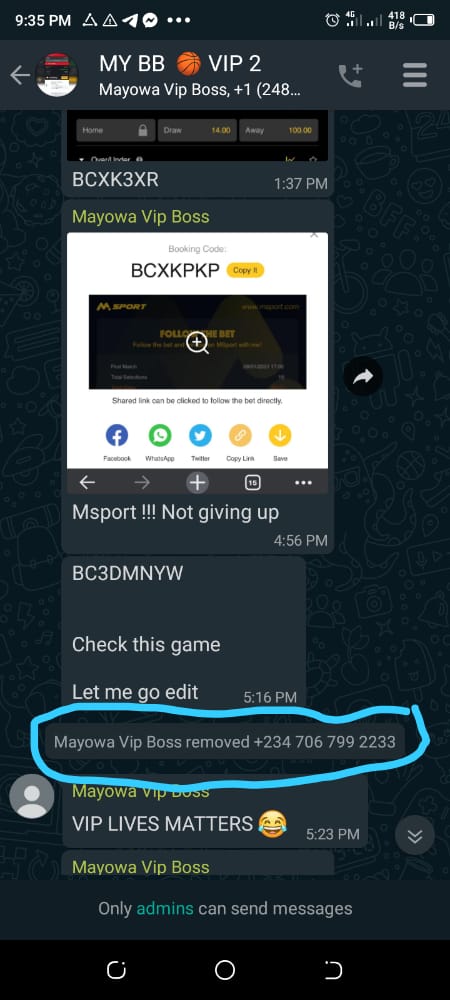 PurpleLights13's tweet photo. @richkaynet @OjoAyodejiDavi1 @Ekitipikin He removes u once u complain about his scam https://t.co/Wby64sJ8XD