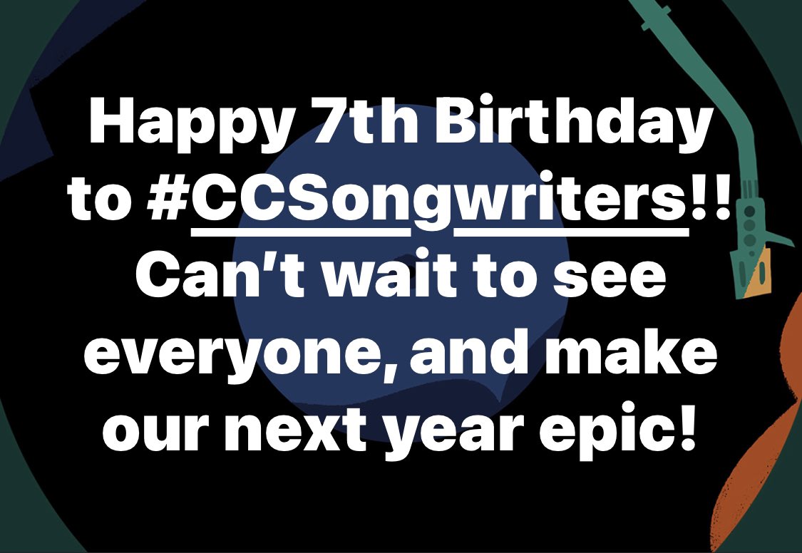 I’m truly proud of our little organization that could, and cannot wait to get back to work! #CCSongwriters #CCSongwritersFestival