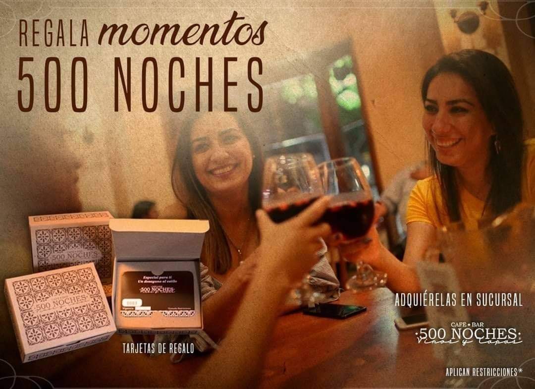 ❤Adquiérela ahora y sorprende con un
regalo muy especial
Tᴀʀᴊᴇᴛᴀs ᴅᴇ ʀᴇɢᴀʟᴏ 500 Nᴏᴄʜᴇs
*500 mxn de consumo general
o
*250 mxn Válida por 1 desayuno completo
De venta en nuestras sucursales

#regalos #experiencia500noches #tarjetaderegalo
#cupon #500Noches