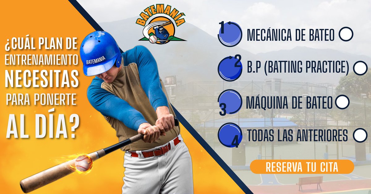 ¿Desde cuándo no practicas? Te dejamos nuestros horarios y servicios instagram.com/p/CJ60n7DnDAF/… #BeisbolVenezolano #softball #batemaniaccct