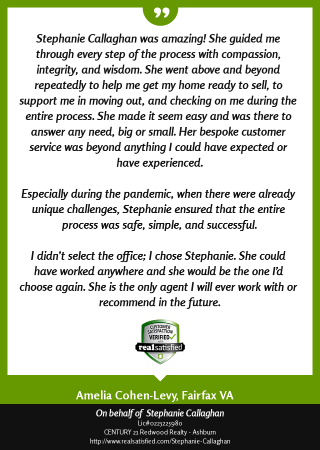 How heartening is it to receive a recommendation like this? realsatisfied.com/Stephanie-Call… via <a href="/realsatisfied/">RealSatisfied</a>