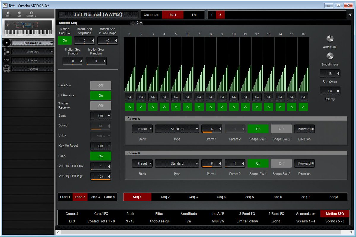 SoundQuestMS's tweet photo. After Friday's release of Montage editors, we're sure no one will be surprised with today's announcement of MODX 6, 7, and 8 editors for Midi Quest 12. The MODX editors include support for Performance, AWM, FM, Live Set, Curve, and System editing.
#MidiQuest #Yamaha #MODX #SysEx https://t.co/22x3uqLYel