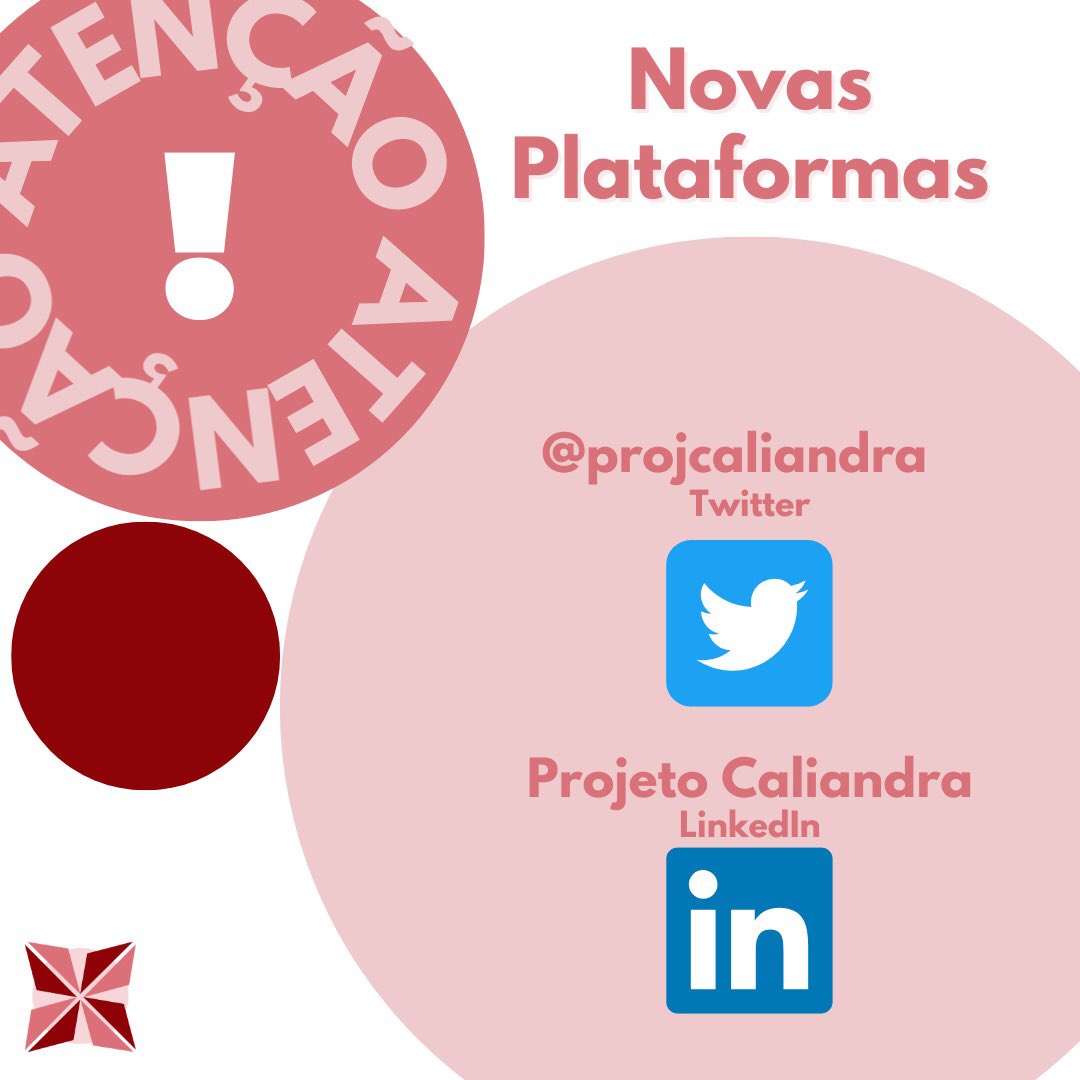projcaliandra's tweet photo. Sejam bem-vindos ao nosso Twitter! 🥰
Fiquem ligadinhos que logo mais tem novidades por aqui 👀 https://t.co/ViHrrZThpO