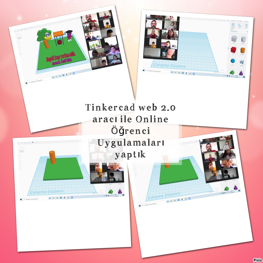 oguzhan3384's tweet photo. Tinkercad web 2.0 aracı ile online öğrenci uygulamaları yaptık.@TurgayTarla
@CihanbeyliMem
@servetal61
@MehmetSaritas42
@eTwinningDestek
@turangore https://t.co/buMyoZXPYn