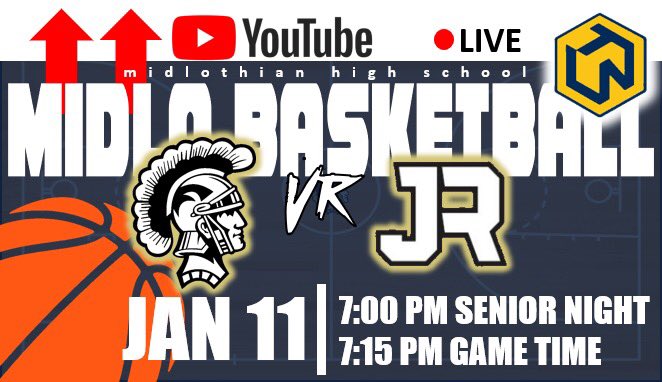 10Scollins's tweet photo. What time is it? GAME TIME!!
Join us tonight at 7:15 pm โก๏ธTrojanLive for V. Boys @MidloBall ๐vs. JR Rapids๐ @GoMidlo ๐จ๐ฝโ๐๐ง๐ผโ๐ at 7pm..@MidloGirlsHoops ๐ travel to JR๐.. watch that game โก๏ธ https://t.co/NpMgaYjsk1 #TrojanNation #weRmidlo ๐๐@cfieldsports @804Varsity @Midlo_MABA https://t.co/wnAW1GJ2Gh